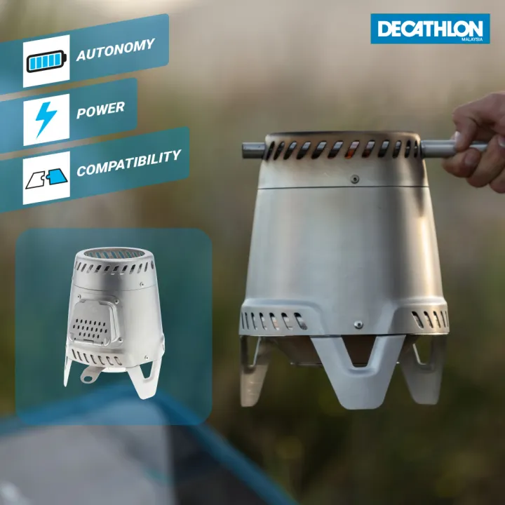 Decathlon Mountain Hiking Wood Stove (10 Mins Boiling Time For 1 Litre