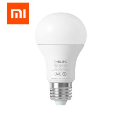 Xiaomi Mijia Philips หลอดไฟ LED E27 APP WiFi 3000k-5700k 6.5W 450lm 220-240V 50/60Hz สีขาว พร้อมรีโมตควบคุม