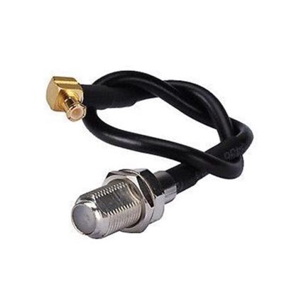 F Female Jack To MCX Male Plug RF Coaxial Connector Extension Cable RG174 with 15cm wire Electrical Connectors