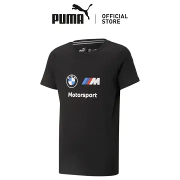 PUMA BMW MMS Essential logo T-shirt in black