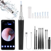 Tongwode Ear Wax Removal Tool Ear Care WIFI 5MP Visual Ear Sticks Endoscope Precision Earpick Mini Camera Otoscope Health Care