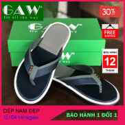 DÉP NAM ĐẸP GAW G104 - Êm chân, chống trơn trượt. Dép xỏ ngón - Thoải mái
