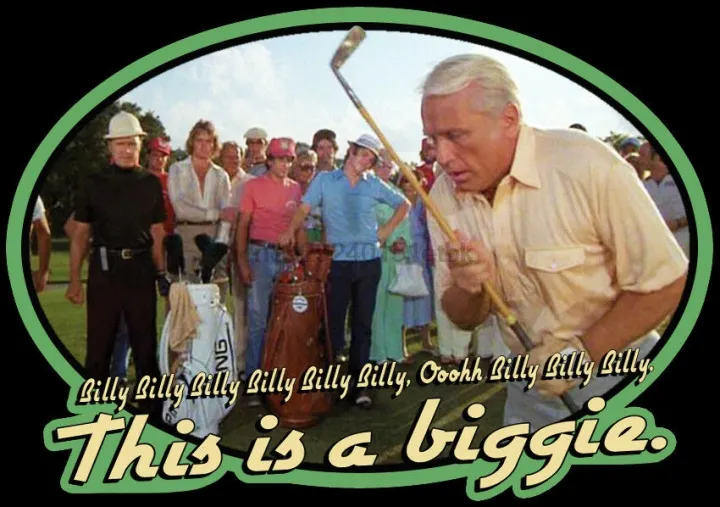 80 hakim Caddyshack klasik Smails Oh Billy Billy Billy custom tee dalam