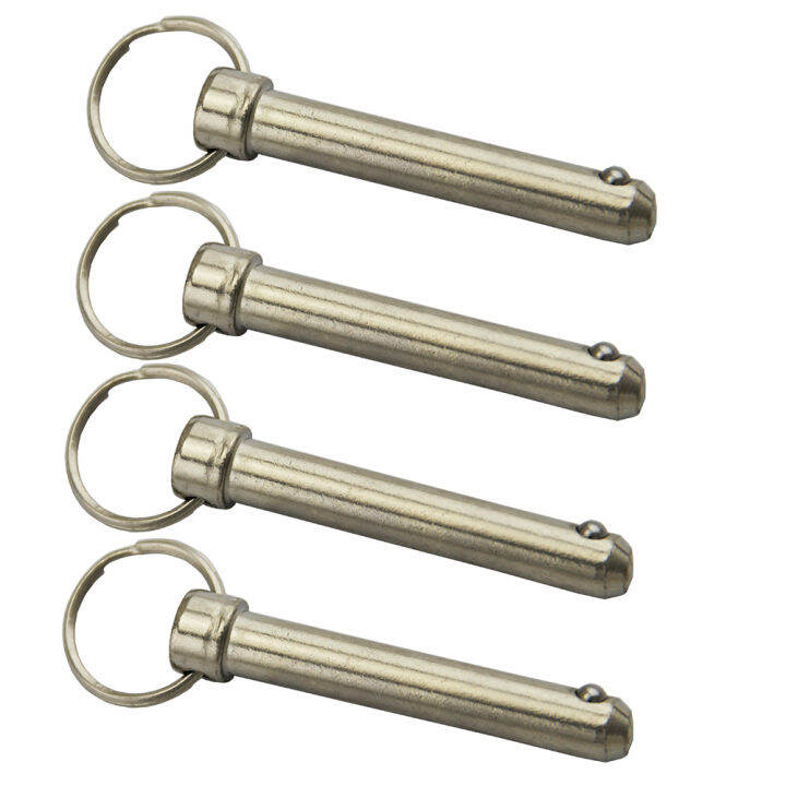 4 Pieces Diameter 6mm 8mm 10mm Zinc Plated Steel Quick Release Ball Pin