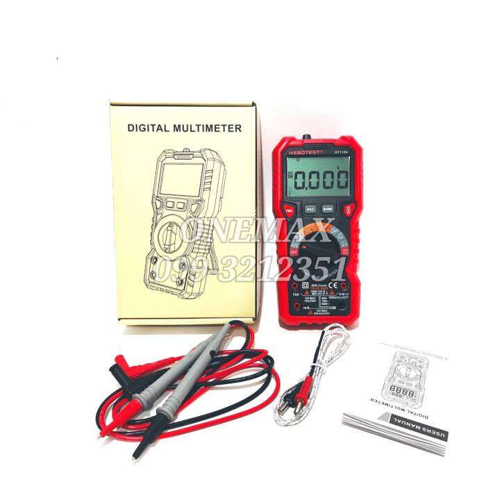 มัลติมิเตอร์ดิจิตอล-habotest-ht118a-digital-multimeter-มิเตอร์วัดไฟ-ดิจิตอลมัลติมิเตอร์-มิเตอรดิจิตอล-เครื่องมือวัดไฟ
