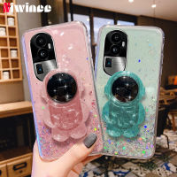 เคสโทรศัพท์ NIWINEE OPPO Reno 10 Pro Plus/reno 10 Pro + 5G เคสกากเพชรแววาวใสแบบนิ่มสำหรับนักบินอวกาศเคสโทรศัพท์