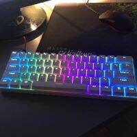 Anne Pro 2 60% ระบบบลูทูธ4.0แบบกลไก NKRO RGB 61คีย์สวิตช์ Gateron สวิทช์เชอร์รี่คีย์บอร์ดเล่นเกม