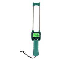 Hay Moisture Tester, Portable Hay Moisture Meter, Digital Grain Moisture Meter with LCD Display for Cereal Straw,Soybean