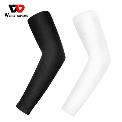 WEST BIKING Cycling Arm Sleeve Ice Silk Arm Guard Covers Outdoor Sports Men Women UV Protection Sleeves For Fishing and Driving Sleeves