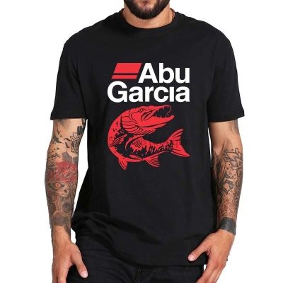 การพิมพ์สี ABU garcia fishinger hirt Series เสื้อยืดคอกลมแขนสั้นคุณภาพสูง Mens Plus ขนาดกีฬาฟิตเนสผลิตภัณฑ์ทางวัฒนธรรมและความคิดสร้างสรรค์ TEE