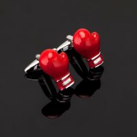 Fashion brand mens shirts boxing king Cufflinks Cuff sport red boxing gloves Muhammad Cufflinks wholesale and retail Cuff Link