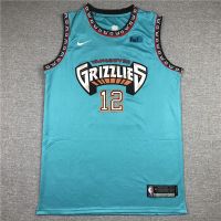 Nba Grizzlies ฤดูกาลใหม่หมายเลข12เสื้อเจอร์ซีย์ปักชุดบาสเก็ตบอลการแข่งขันทีมชุดชุดบาสเก็ตบอลเสื้อกล้ามกีฬา