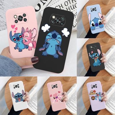 Super Cute Stitch Case For POCO X3 Bags Poco X3 NFC X 3 Pro Phone Case TPU Soft Silicone Shell Cover For Xiaomi Poco X3 Fundas
