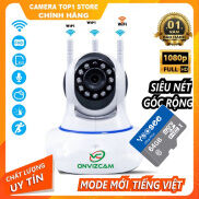 TRI ÂN KH-HOÀN TIỀN 8% Camera CARECAM 3 AnTen Full HD 2.0Mpx 1080p Xoay