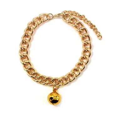 Gold chain clearance collar for cat