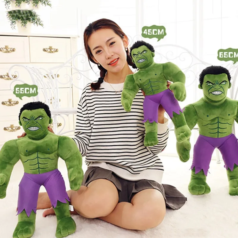 stuffed hulk doll