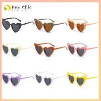 NEW CHIC 3-9ปี สีชมพูอมชมพู วินเทจ น่ารักน่ารักๆ แว่นตาสำหรับผู้หญิง แว่นกันแดดสำหรับเด็ก แว่นตากันแดดสำหรับเด็กวัยหัดเดิน แว่นตากันแดดรูปหัวใจ