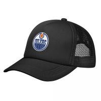 NHL Edmonton Oilers Mesh Baseball Cap Outdoor Sports Running Hat