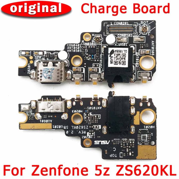 ชาร์จพอร์ตสำหรับ Asus Zenfone 5z Zs620kl Usb บอร์ดซ่อมโทรศัพท์มือถือ Pcb ตัวเชื่อมต่อแบบแท่นยืดหยุ่นสายเคเบิลสำหรับเปลี่ยนอะไหล่