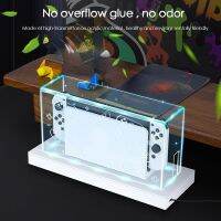 Universal Transparent Acrylic RGB Luminous Base Host Cover Protective Sleeve Dust Cover For Nintendo Switch