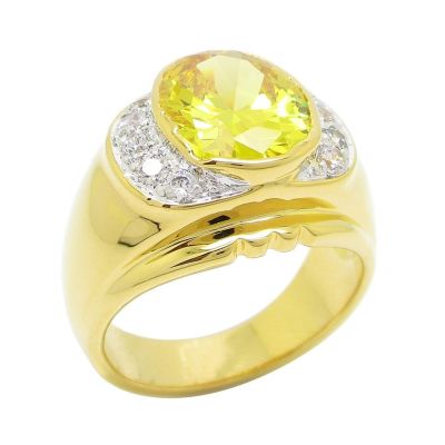 แหวนผู้ชาย แหวนพลอยสีเหลือง พลอยบุศราคัม แหวนชุบทอง 24k ชุบทอง ชุบทองแท้ ชุบทอง 24k เพชร cz แท้ แหวนชาย บริการเก็บเงินปลายทาง