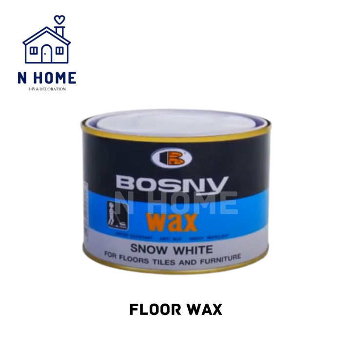 BOSNY Floor Wax Marble Stone Furniture Anti Slip Dry Polish Care Tile 400g Lazada