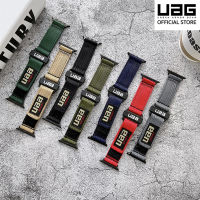 UAG สายเครื่องประดับสำหรับ Apple Watch Band 7,สายรัดข้อมือไนลอนเครื่องประดับขนาด45มม. 41มม. 44มม. 40มม. 38มม. 42มม. สำหรับ I Watch Series 7/6/5/4/3/2/1 SE