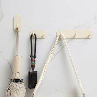 【YF】 Wall Storage Hook Punch-Free Cream Style Iron Art Strong Adhesive Hanger Behind Door Kitchen Bathroom