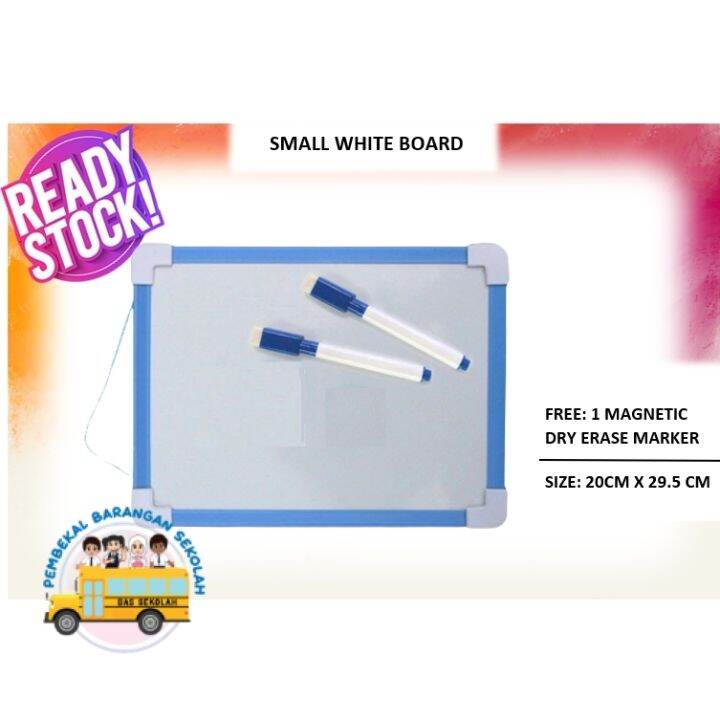 free pen DOUBLE SIDED WHITE STEEL PLATE KIDS WHITEBOARD DRY