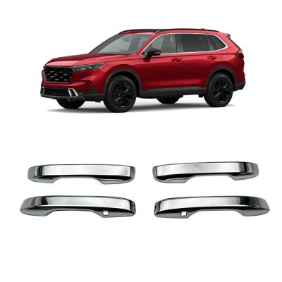 4Pcs Car Exterior Side Door Handle Frame Cover Trim for Honda CRV CR-V 2022 2023