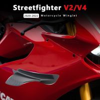 Motorcycle Winglet Aerodynamic Wing Kit Spoiler for Ducati Streetfighter V2 2022 V4S Superleggera V4 2020 2021 Accessories