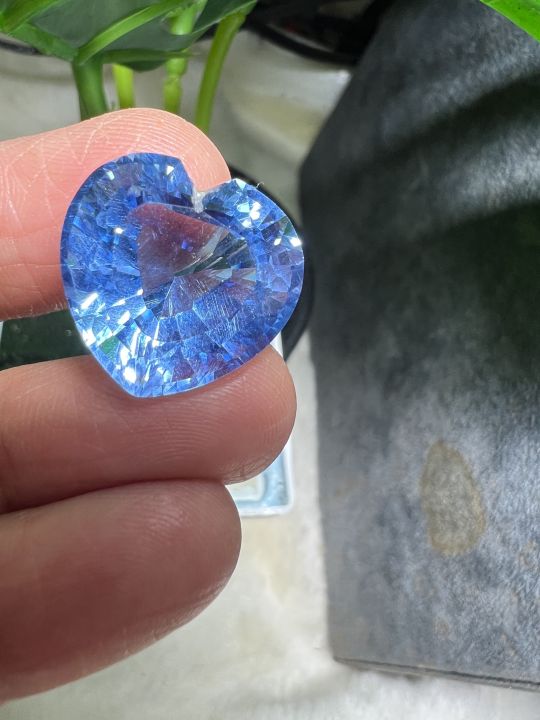 royal-blue-topaz-22-กะรัต-carats-18x18-มิลลิเมตรmm-1-เม็ด-สี-บลูโทพาส-พลอย-blue-topaz-culture-stone
