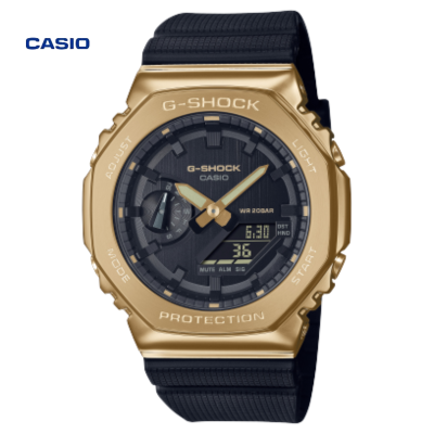 Casio นาฬิกาข้อมือผู้ชายระบบควอทซ์รุ่นใหม่ GM-2100G-1A9JF