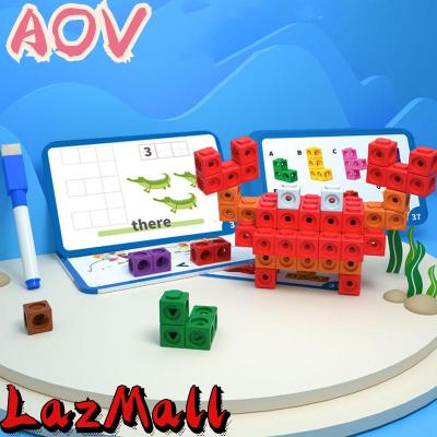 AOV Math Link Cubes Math Link Counting Blocks Toy With 100 Cubes Educational Counting Toy For Kids COD Free Shipping