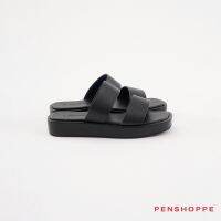 [A NEW HOT]▫☑☢รองเท้าแตะผู้หญิงหลายสาย Penshoppe (สีดำ/ สีขาว)