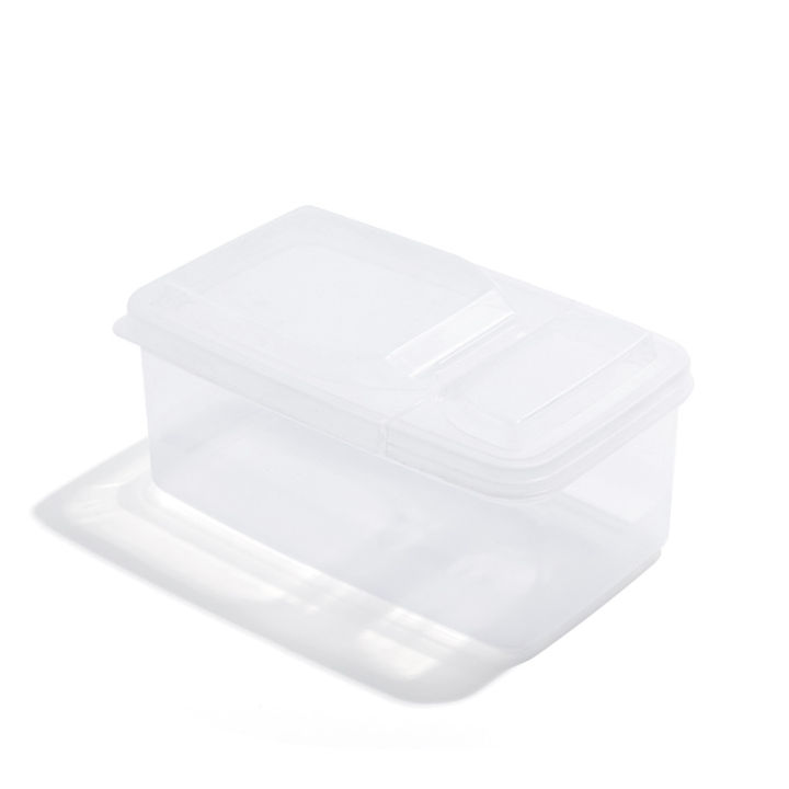 กล่องเก็บของสด-กล่องใส่เครื่องปรุง-กล่องเก็บของสดแบบวางซ้อนกันได้-กล่องคัดแยกขนมผลไม้แห้ง
