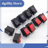 Dgdfhj Shop 5pcs 2 Pin On-off  Boat Rocker Switch Push 6A/250VAC 10A 125VAC 15*21mm Button for Car Dash Dashboard Truck RV ATV Home