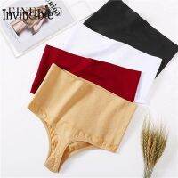 Women Abdomen Body Sculpting Thong/ Large Size No Trace Invisible Panties/ Slimming Shaper High Waist Underwear