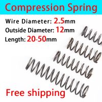 Spot Goods Pressure Plate Spring Wire Diameter 2.5mm Outer Diameter 12mm Compressed Spring Return Spring Release Spring