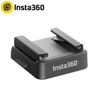 Insta360รองเท้าเย็นหนึ่งคู่และตัวแปลงไมโครโฟนอุปกรณ์เสริมสำหรับ Insta 360