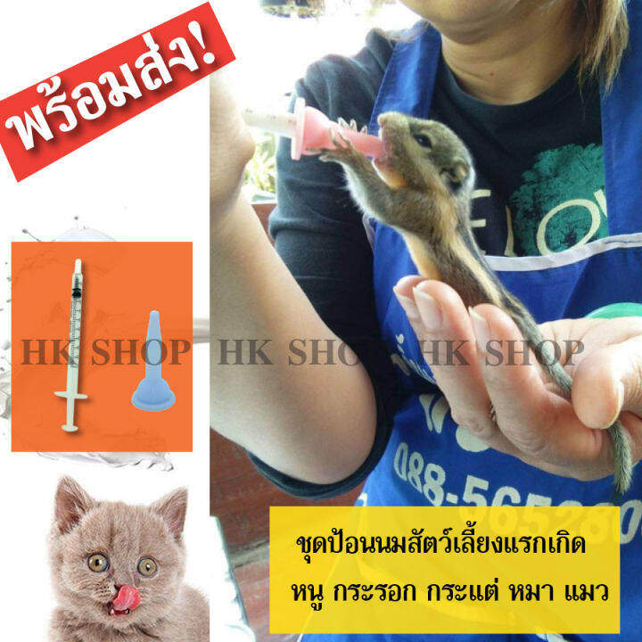 ชุดป้อนนมสัตว์-s-ชุดป้อนนมสัตว์เลี้ยงแรกเกิด-สัตว์เลี้ยงขนาดเล็ก