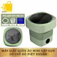 Máy Giặt Mini, Máy Mặt Đồ Lót Tự Động Máy Giặt Gấp Gọn Khử Khuẩn Bằng Ánh