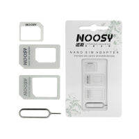 Noosy 3in1ซิมการ์ดนาโนพร้อมปลั๊กแบบขาอะแดปเตอร์รถยนต์ซิมการ์ดร้าน TWC