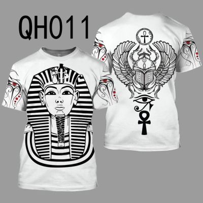 New Hot Sale Ancient Horus Egyptian God Eye of Egypt Pharaoh 3D Graphic Printed T-shirt Unisex Harajuku Streetwear Tops