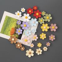 3pcs Candy Flower Frosted Resin Fridge Magnets Creative Korean 3d Magnets Cartoon Magnets Home Decore Magnetic Sticker