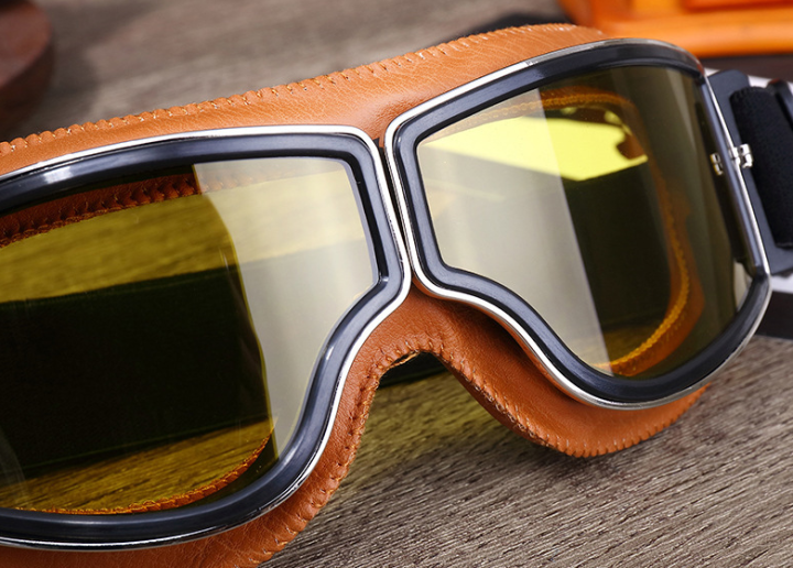 m-amp-e-ขายดี-แว่นตากันลมสำหรับขี่มอเตอร์ไซค์-universal-vintage-motorcycle-goggles-สากลกลางแจ้ง-windproof-วินเทจรถจักรยานยนต์แว่นตาหมวกกันน็อครถมอเตอร์ไซด์แว่นตา