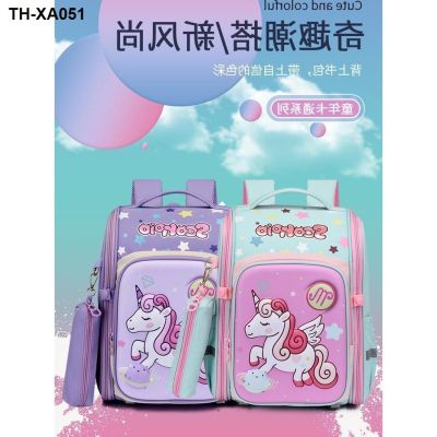 New pupil three-dimensional cartoon fun scale space bag portable spinal grade children