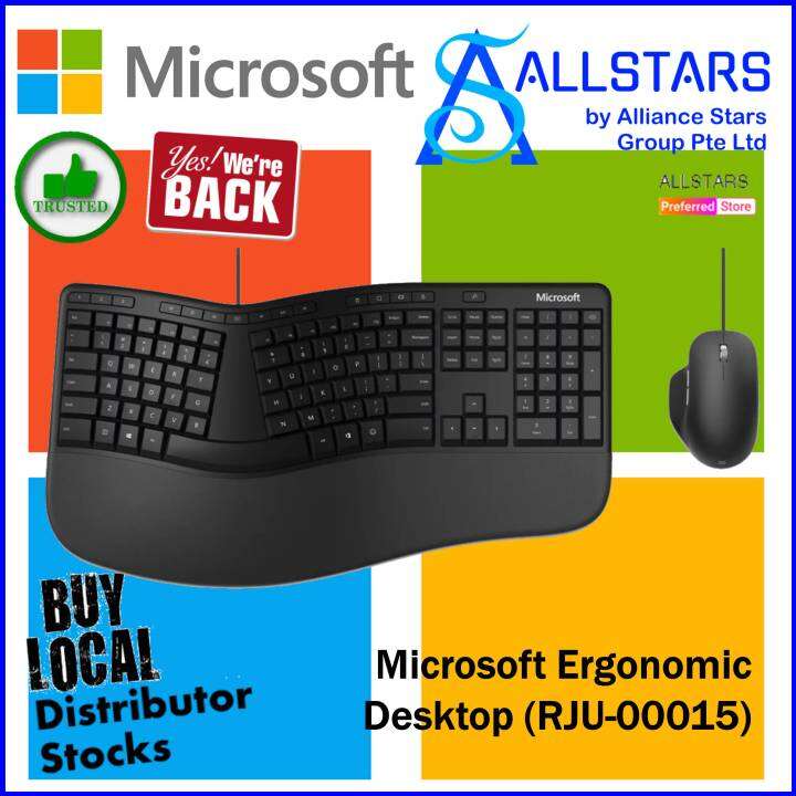 (ALLSTARS We are Back / Office PROMO) Microsoft Ergonomic Desktop