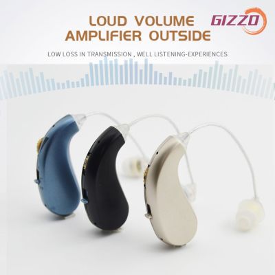 ZZOOI GIZZO Elderly Rechargeable Hearing Aid Invisible Wireless Digital BET Noise Reduction Audio Amplifier Suitable For Deaf Elderly