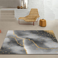 Rugs Living Room Decoration Modern Gray Gold Abstract Art Carpets For Bedroom Bedside Floor Mat Sofa Coffee Table Kitchen Carpet